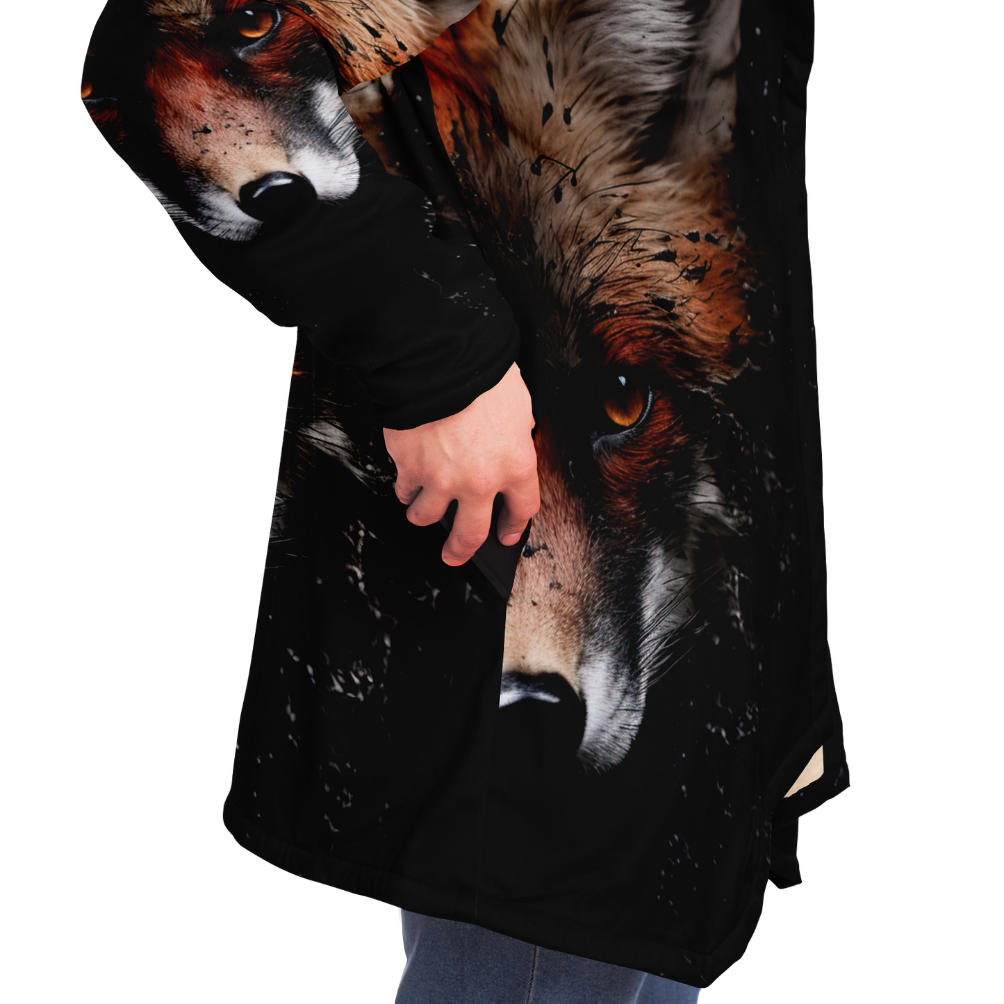 Fox Burst Microfleece Cloak