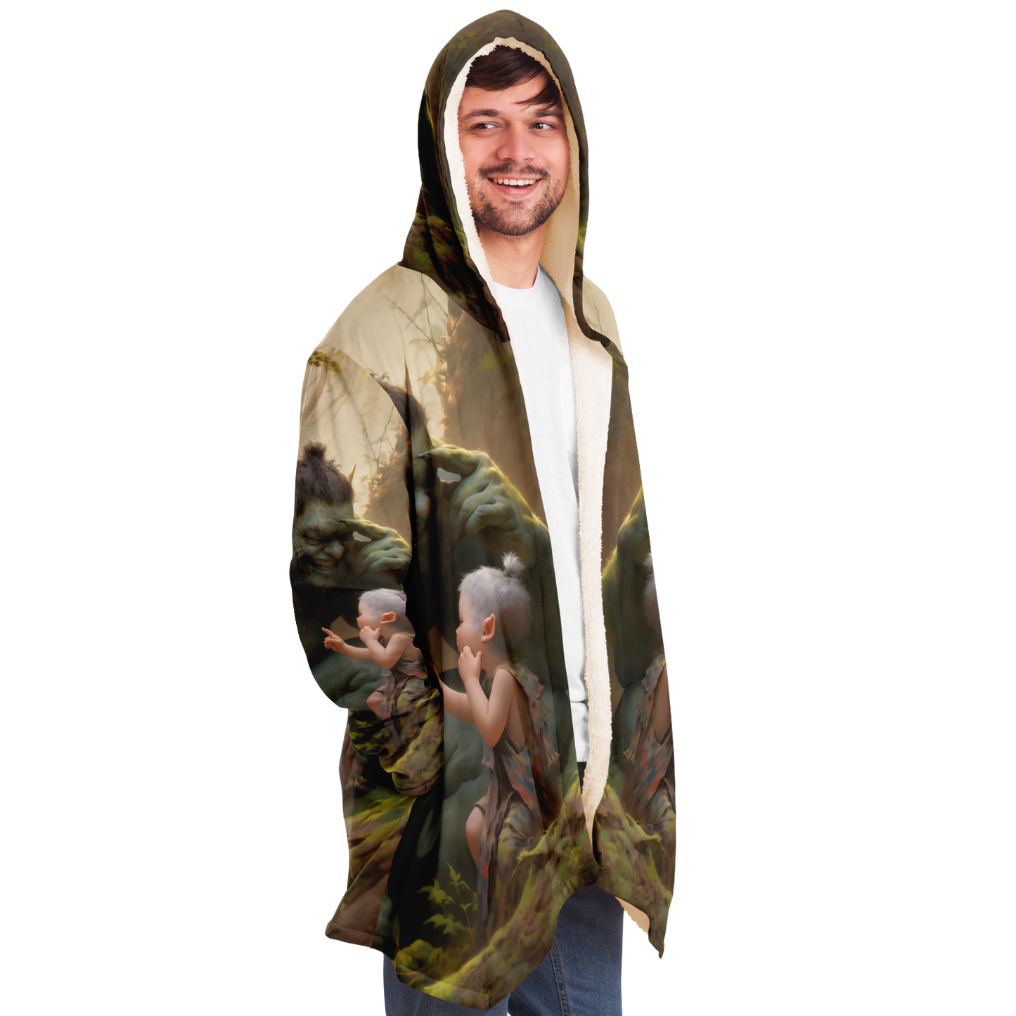 Thunderchuckle and Pixie Snicker Microfleece Cloak