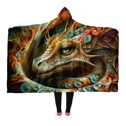 Spiralwyrm Hooded Blanket