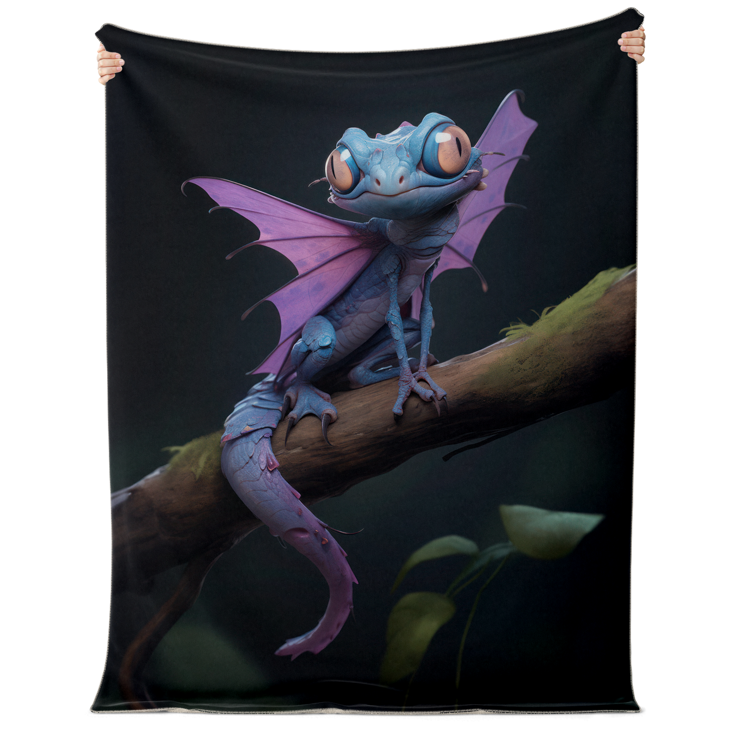 Premium Microfleece Pixie Dragonfly Blanket