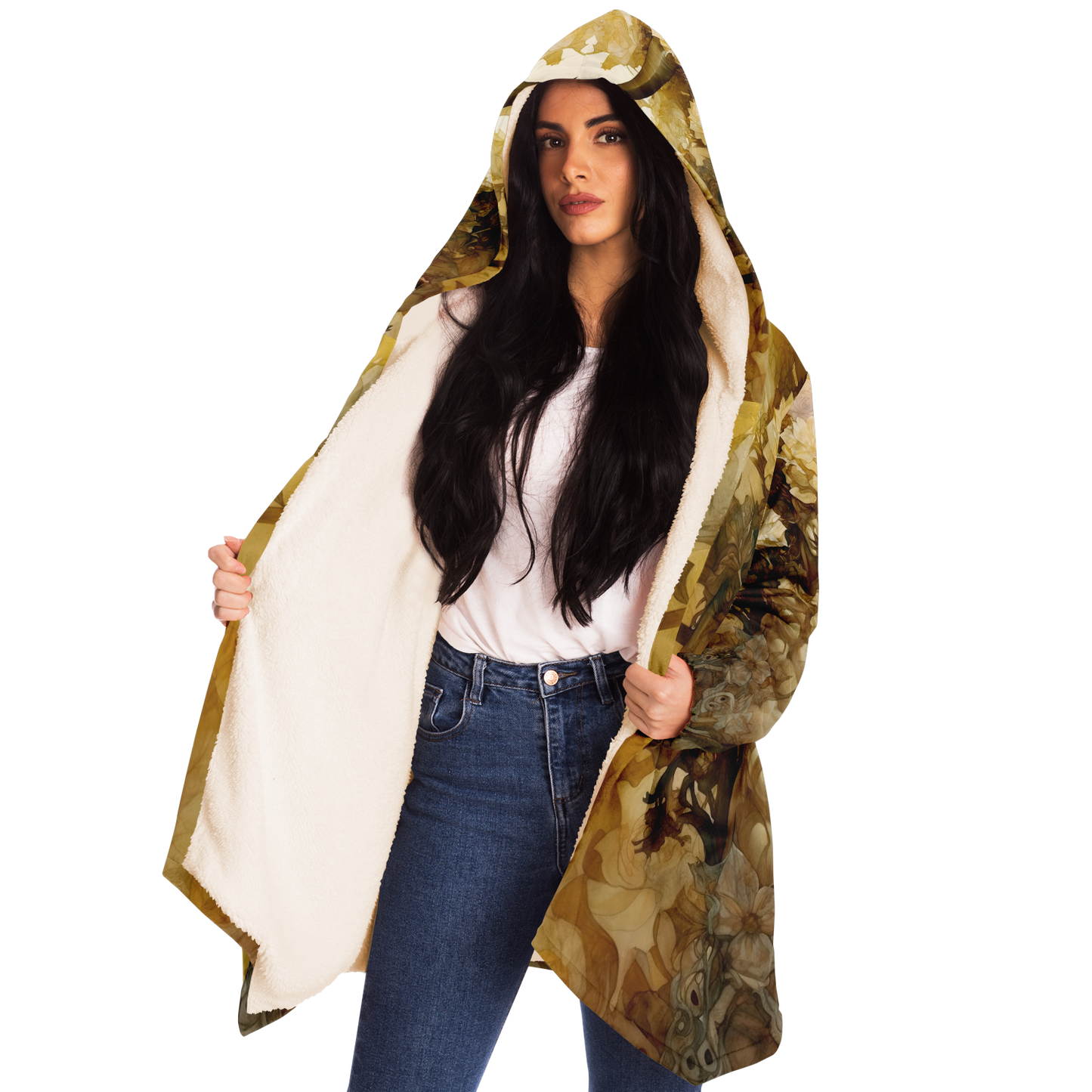 Golden Guardian Microfleece Cloak