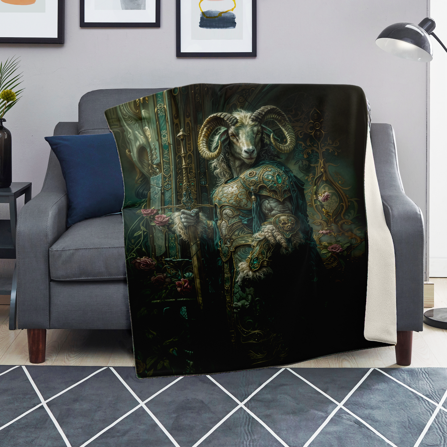 Emerald Oathkeeper Premium Microfleece Blanket