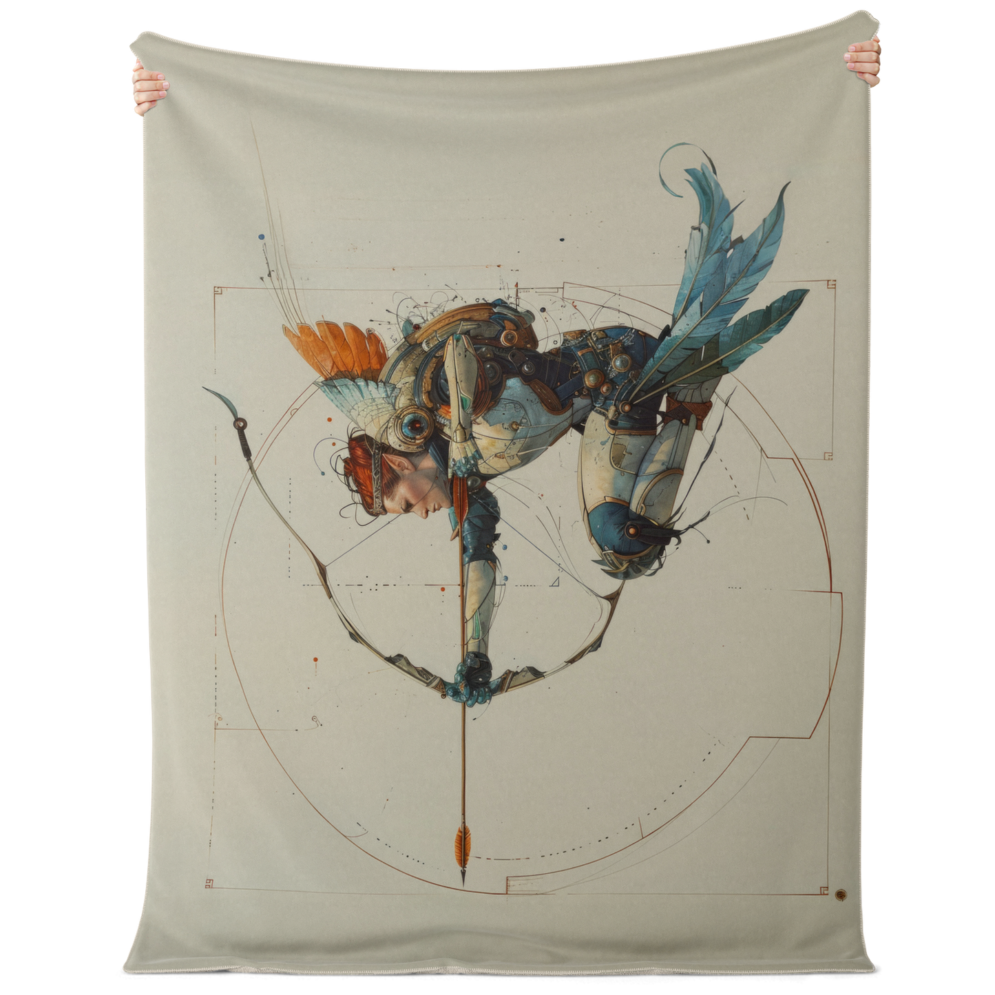 Premium Microfleece Skyborne Archer Blanket