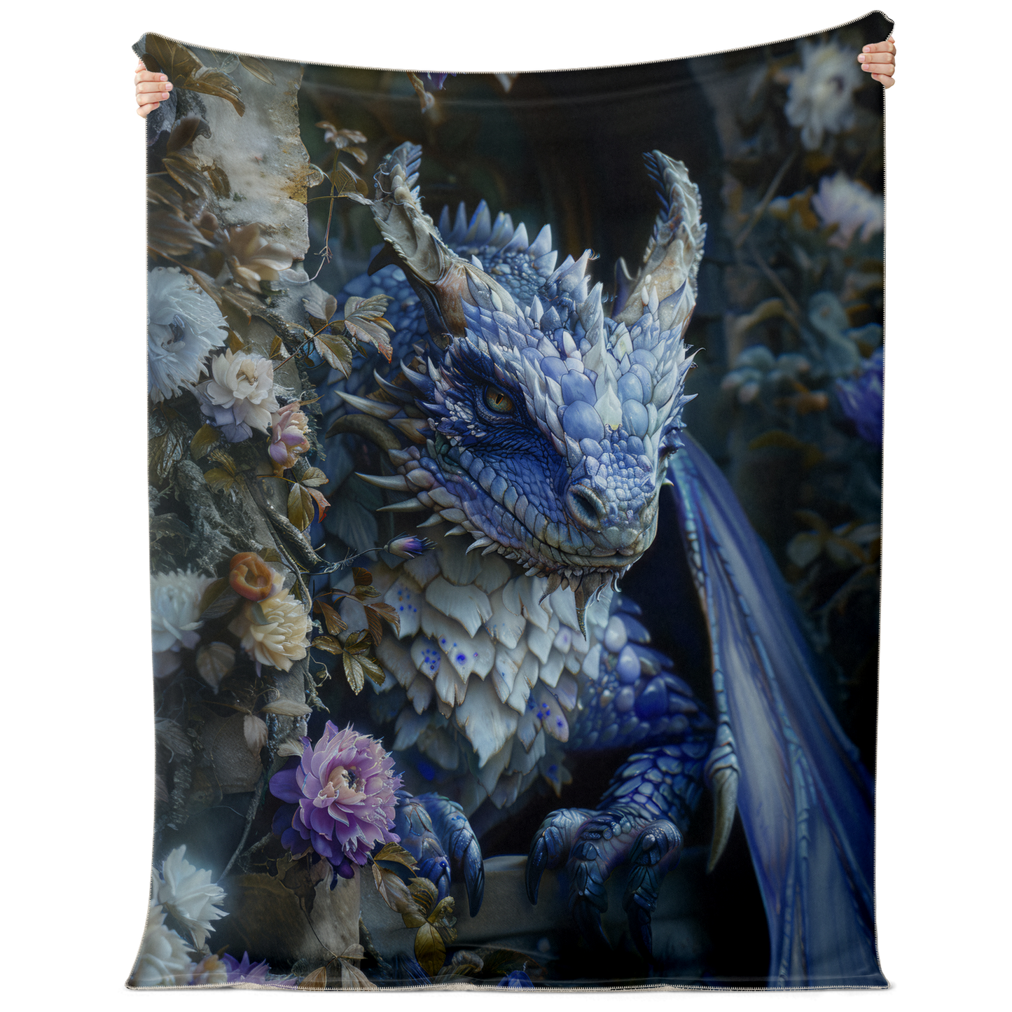 Petalwings Perch Premium Microfleece Blanket