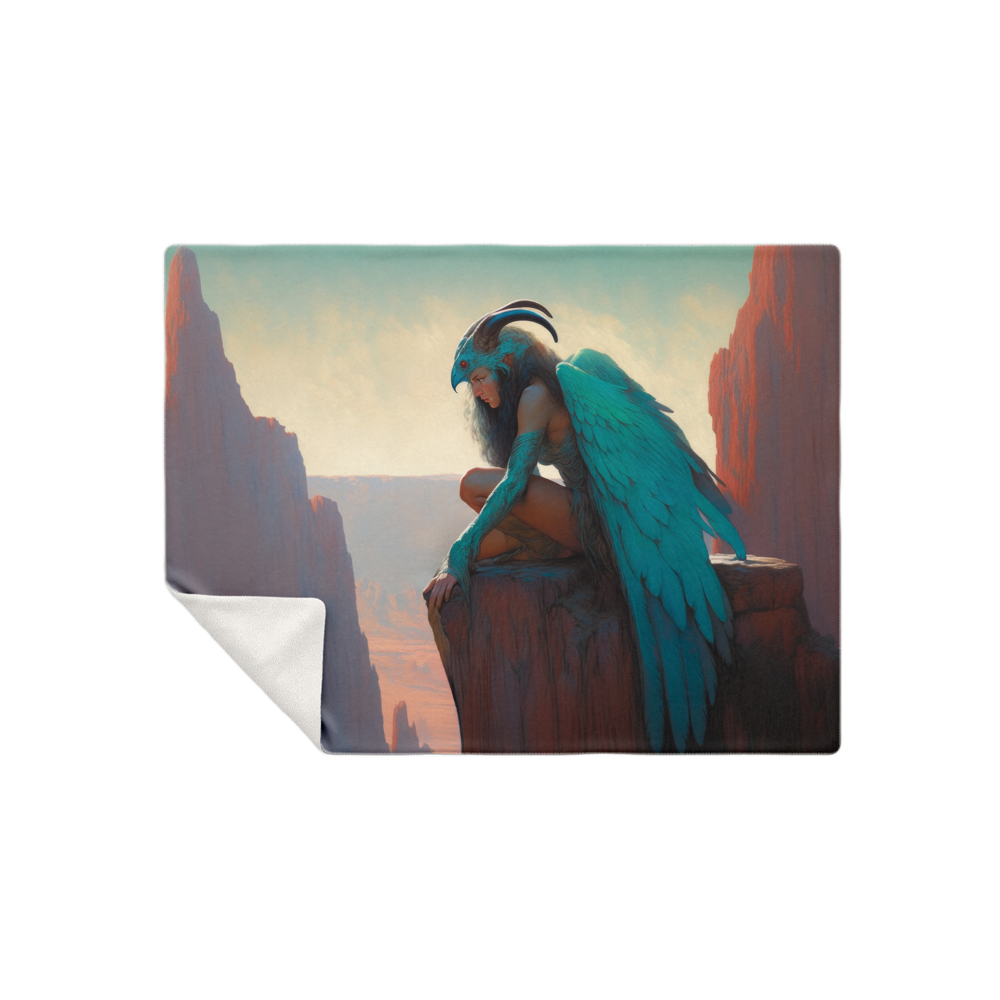 Harpy Skystalker Premium Microfleece Blanket