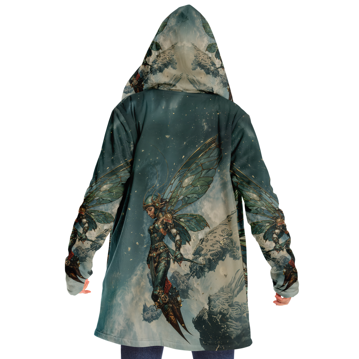 Cybernetic Sentinel Microfleece Cloak