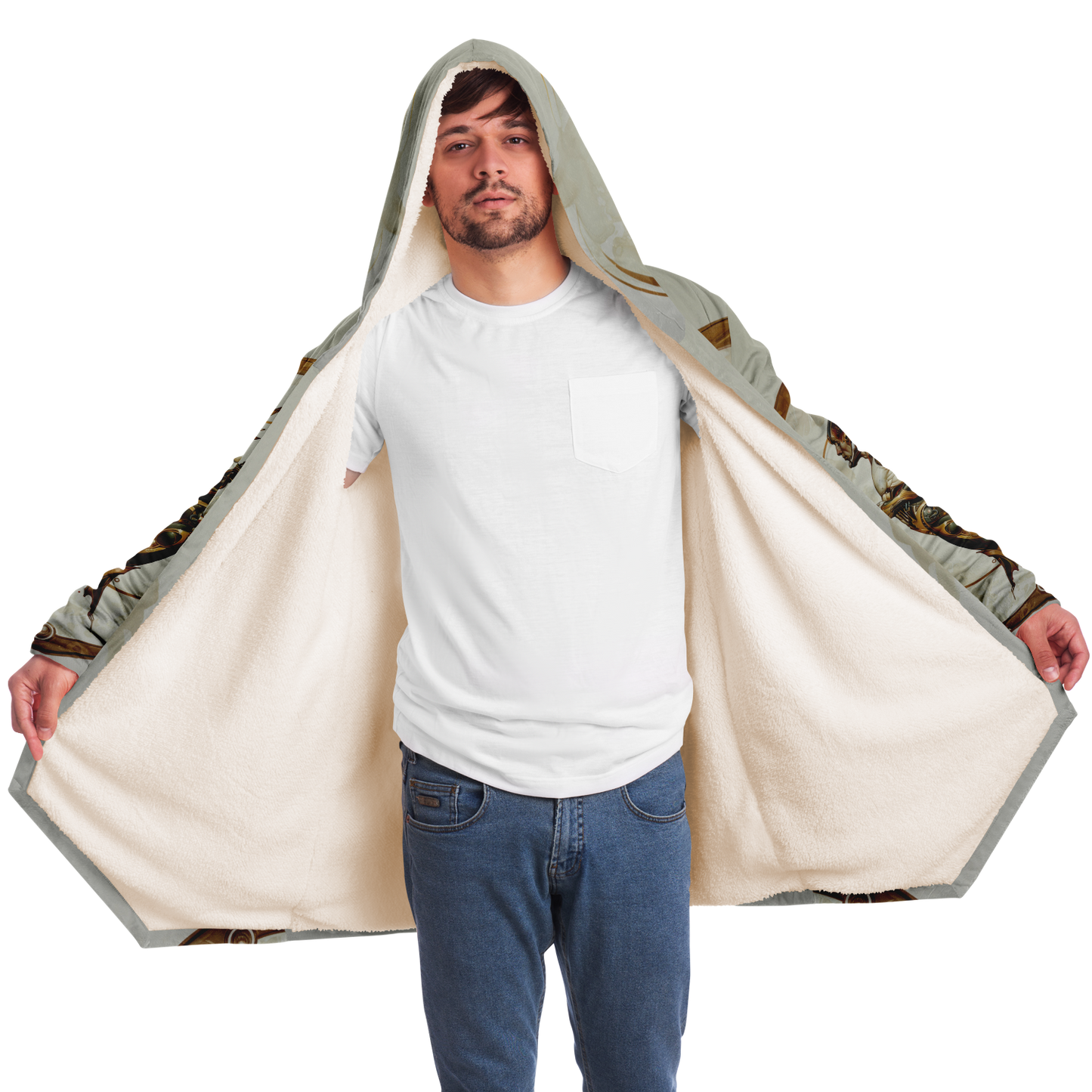 Drone - Elven Mechanics Microfleece Cloak