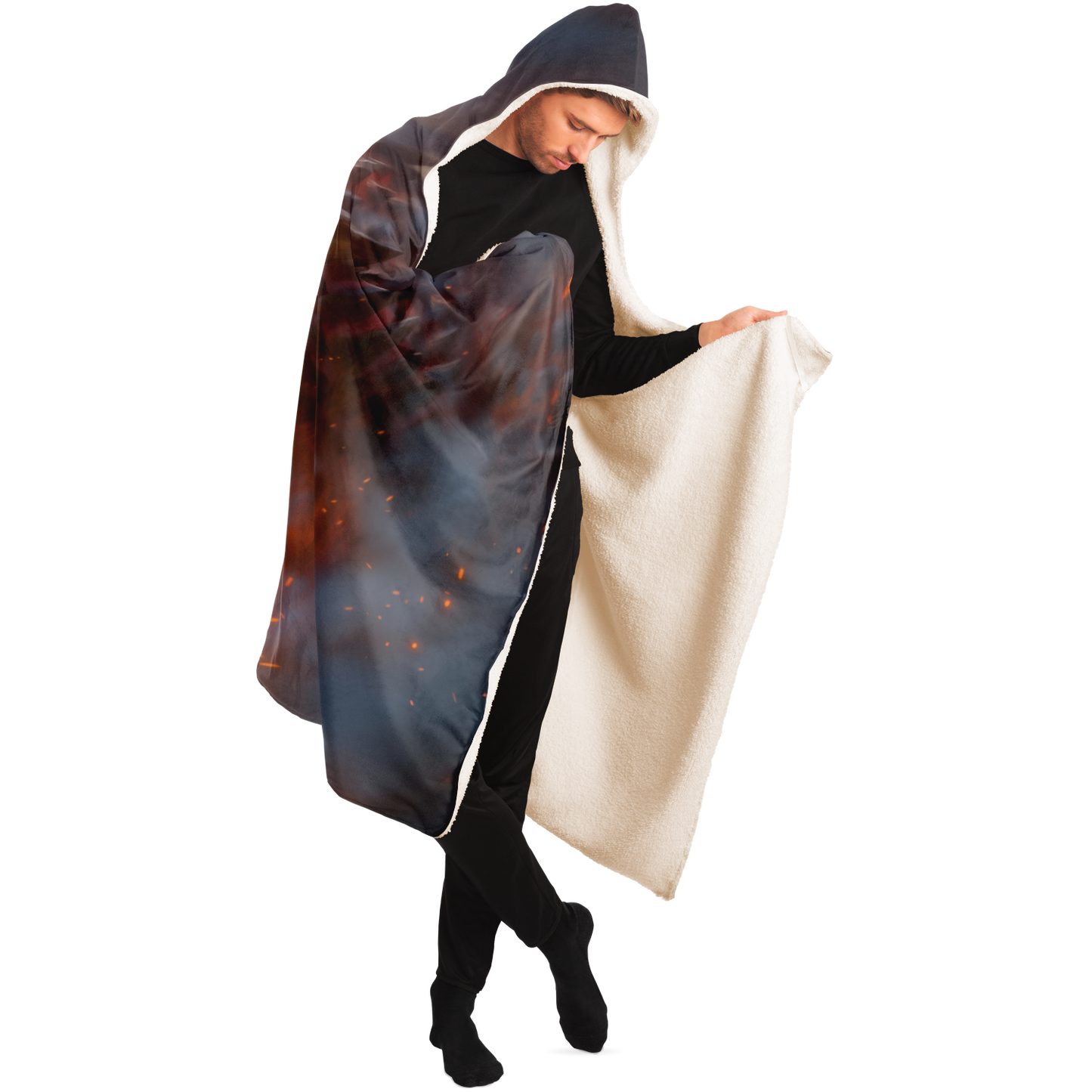 I Am Fire Hooded Blanket