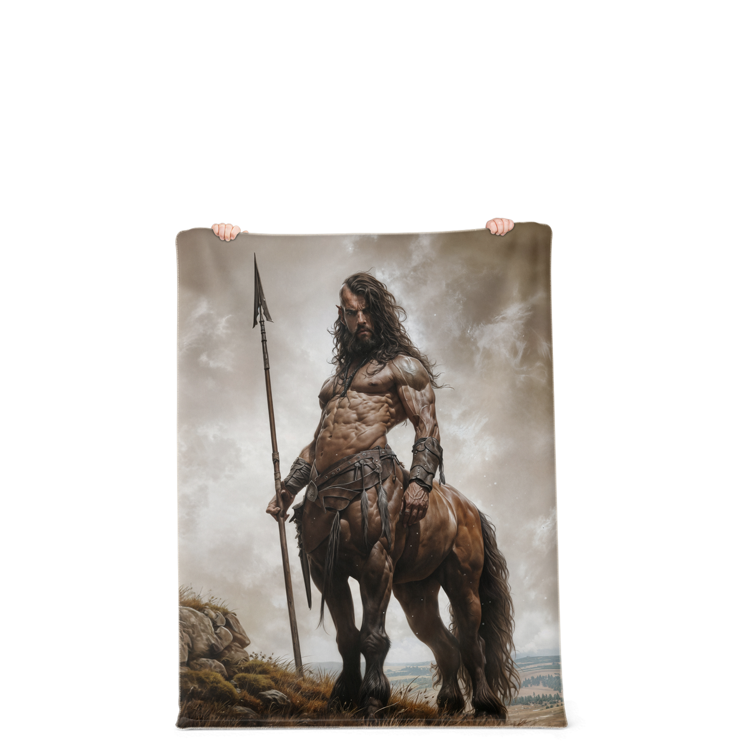 Centaur Spearman Premium Microfleece Blanket