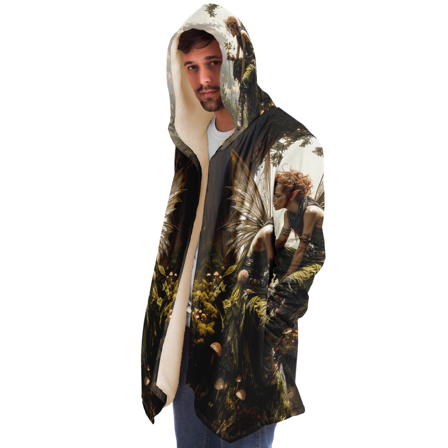 The Woodland Muse Microfleece Cloak