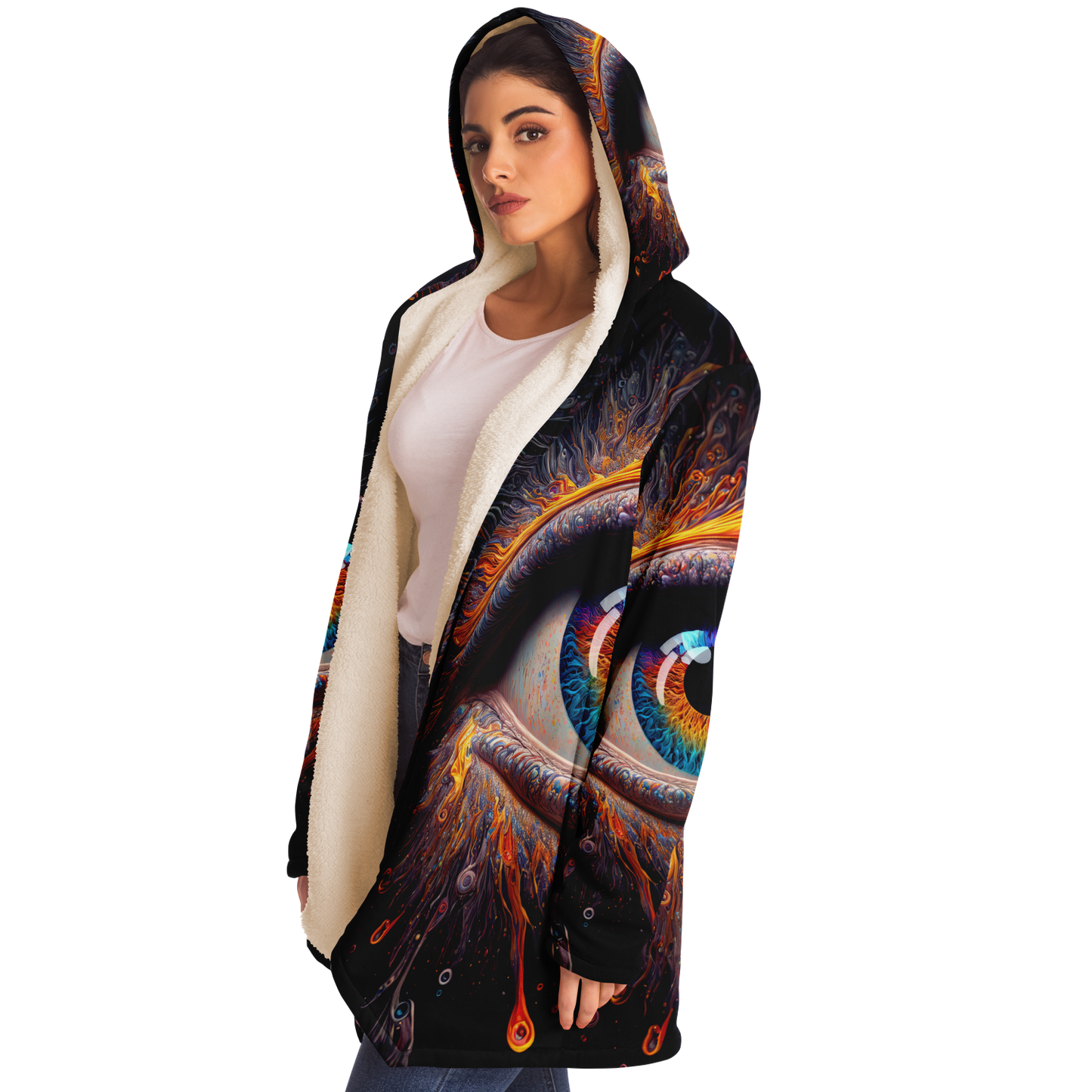 Liquid Dream Sight Microfleece Festival Cloak