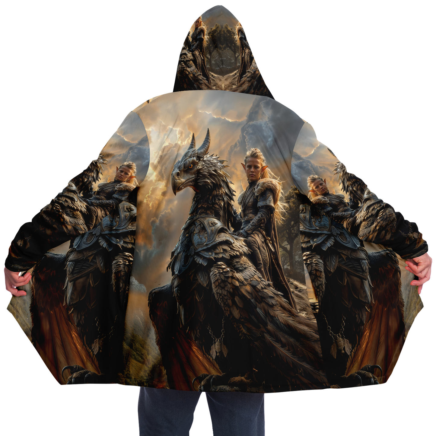 Black Rider Microfleece Cloak