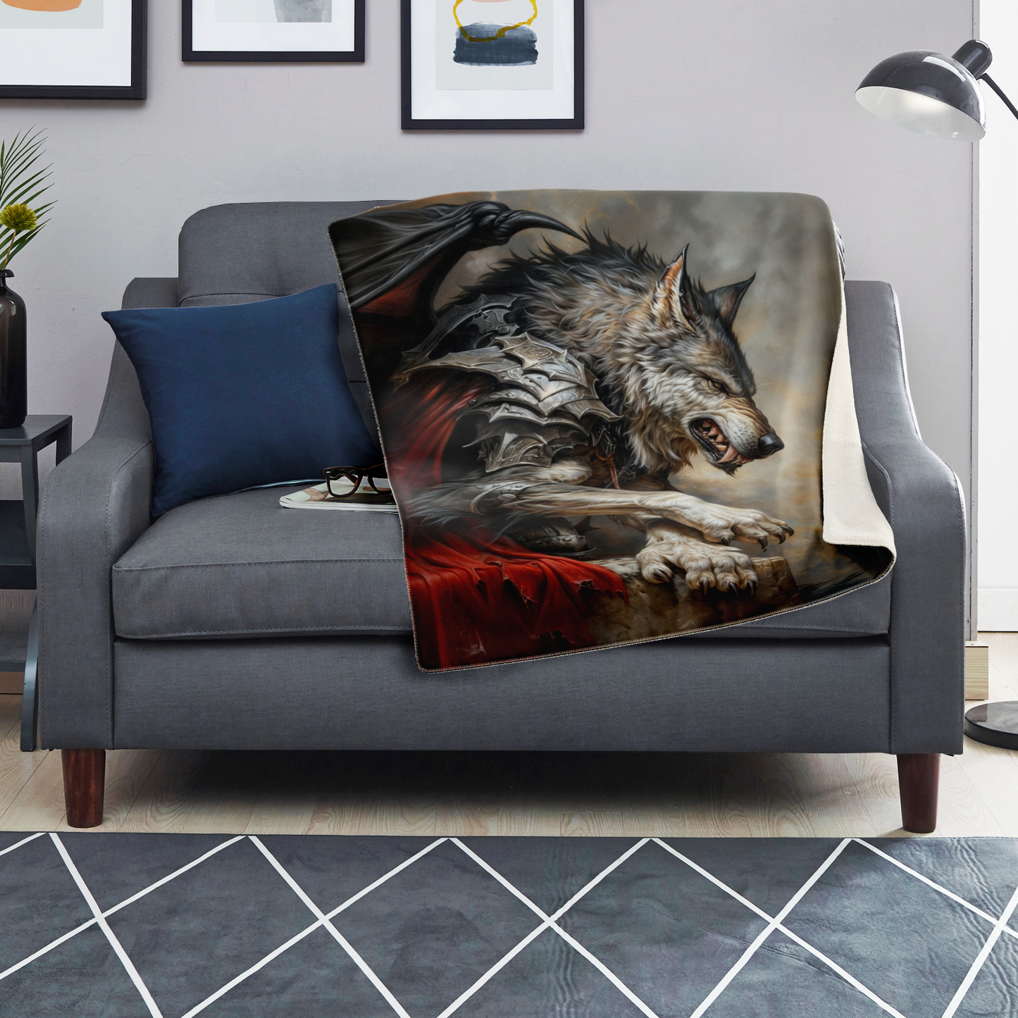 Dracowolf Premium Microfleece Blanket