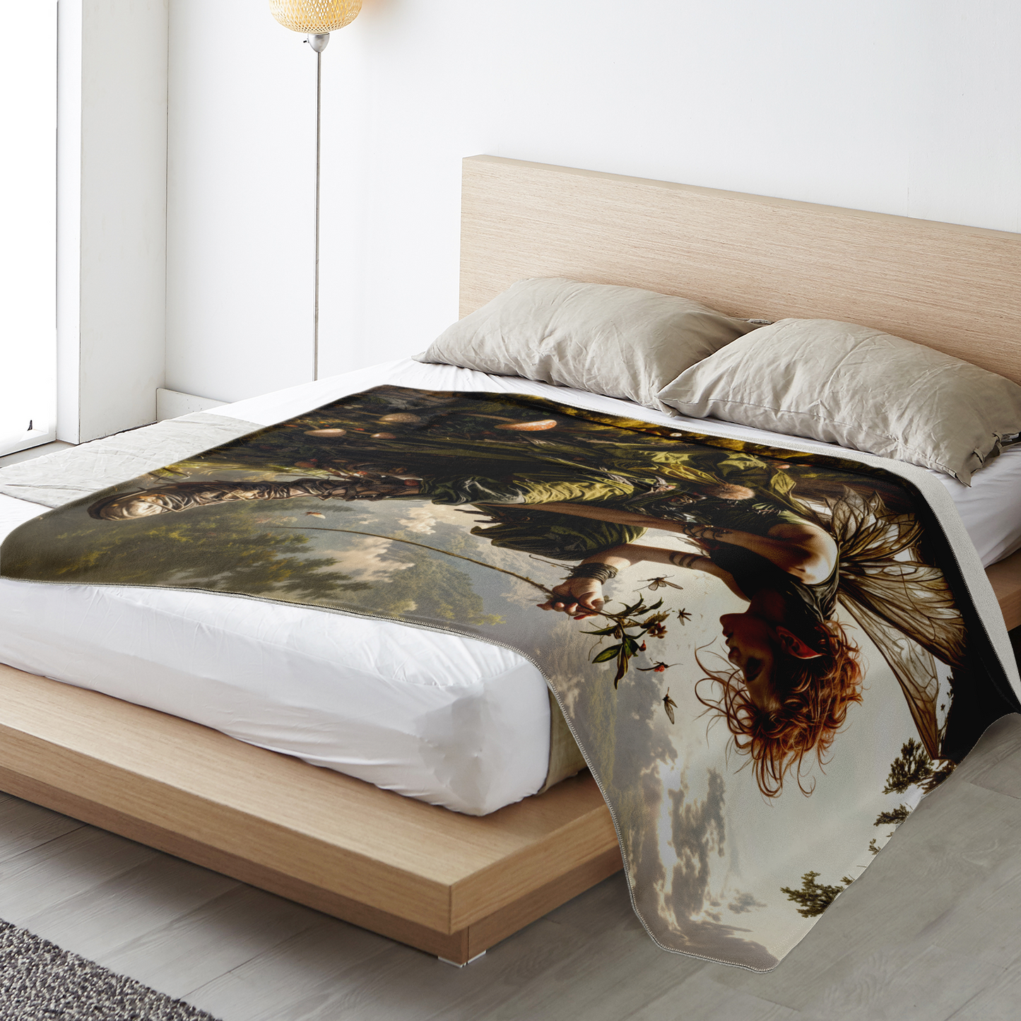 The Woodland Muse Premium Microfleece Blanket