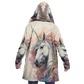 Fluro Unicorn Microfleece Cloak