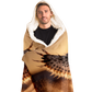 Winged Snow Lynx Hooded Blanket