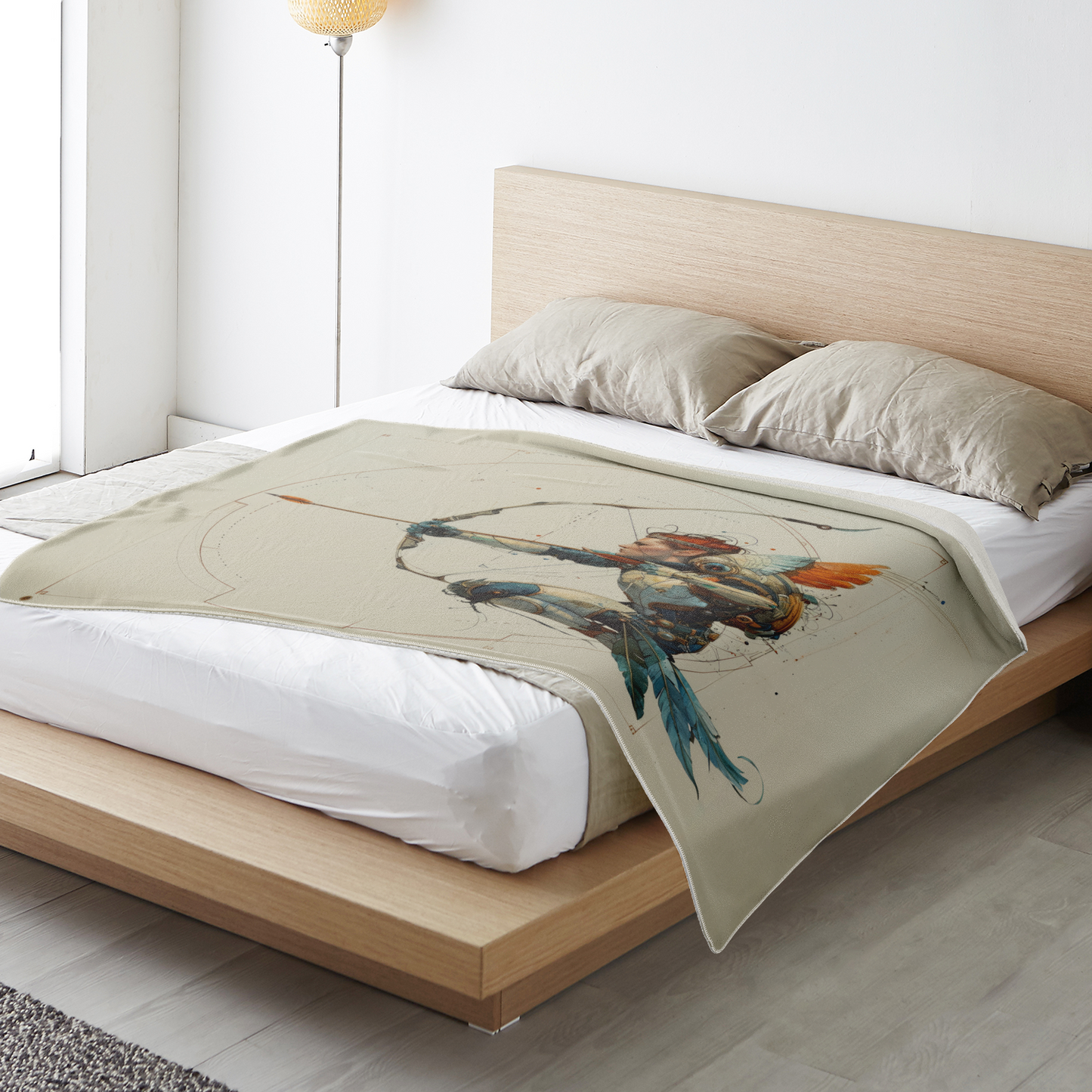 Premium Microfleece Skyborne Archer Blanket