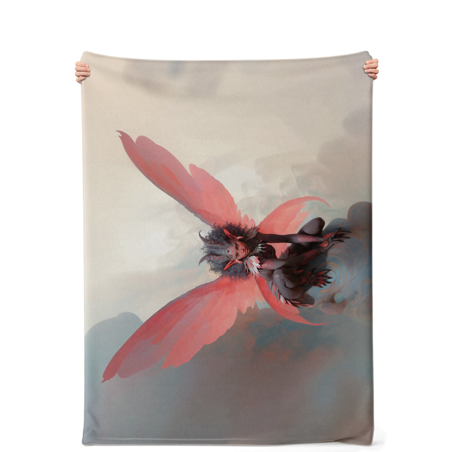 Misty Mountain Fae Premium Microfleece Blanket