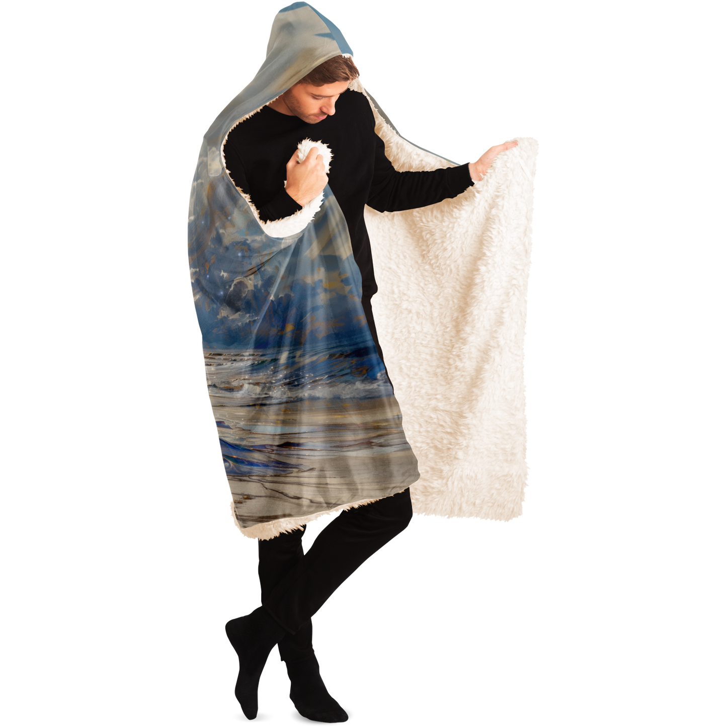 Atlantean Summoner Hooded Blanket