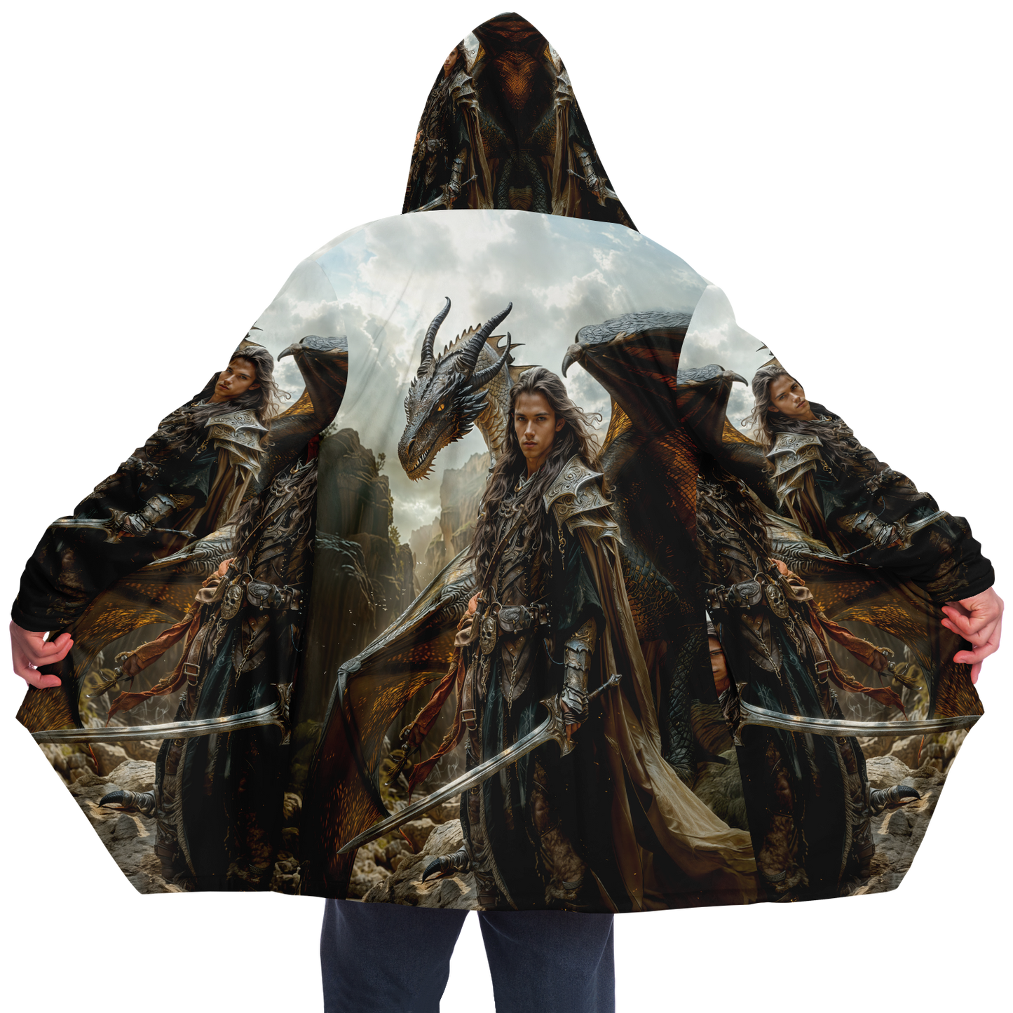 Oathbound by Fire and Steel Microfleece Cloak