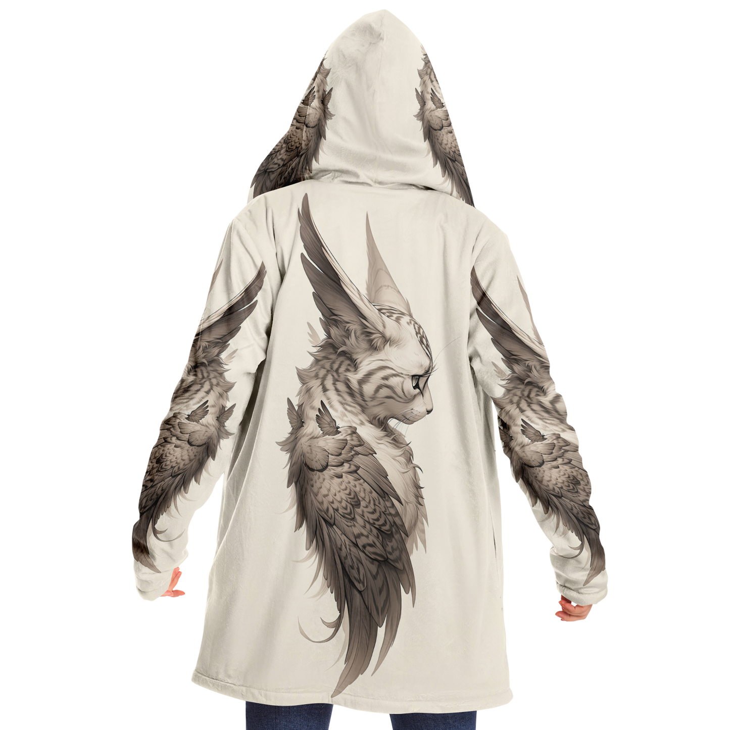 Wing Eared Cat Microfleece Cloak