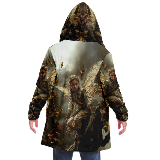 Autumns Winged Watcher Microfleece Cloak