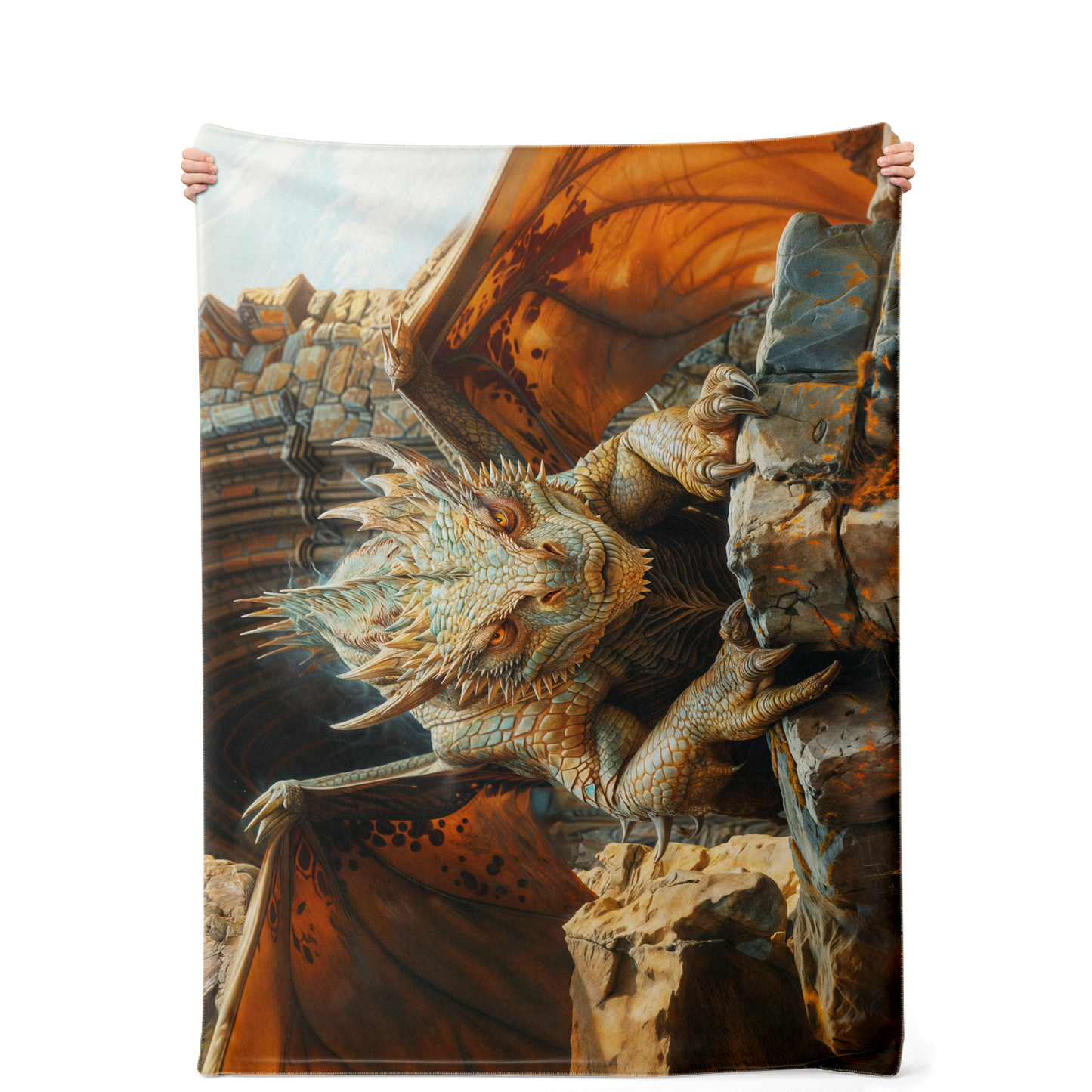 Protector of the Forgotten Keep Premium Microfleece Blanket