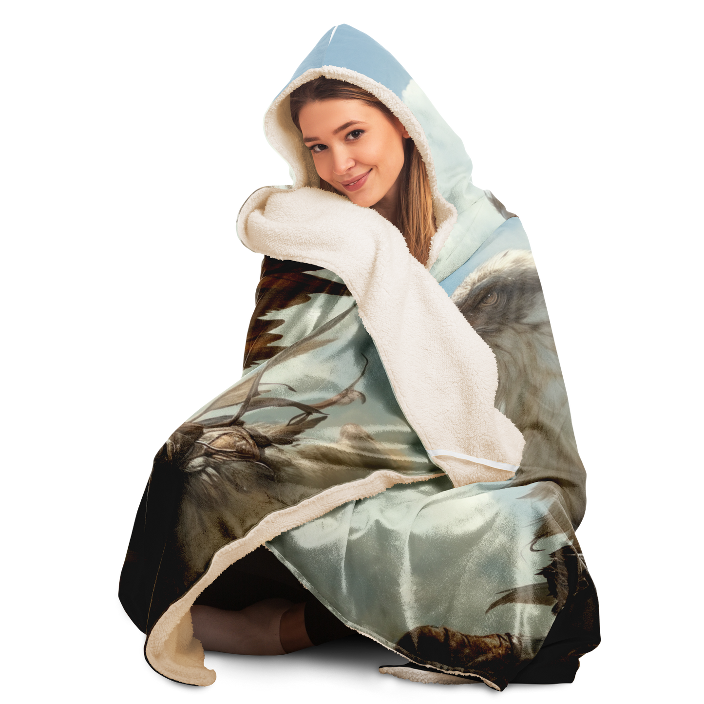 Griffin Rider - Hooded Blanket