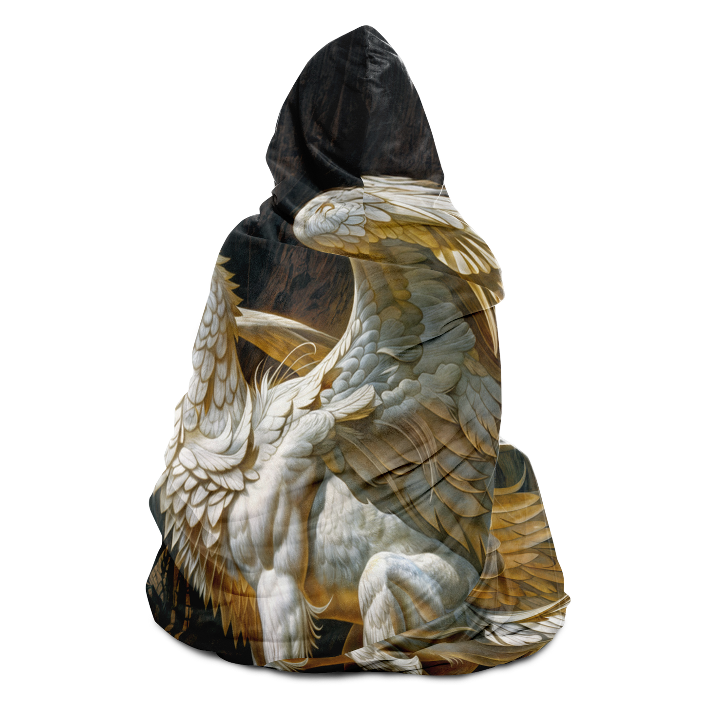 The Ivory King Hooded Blanket