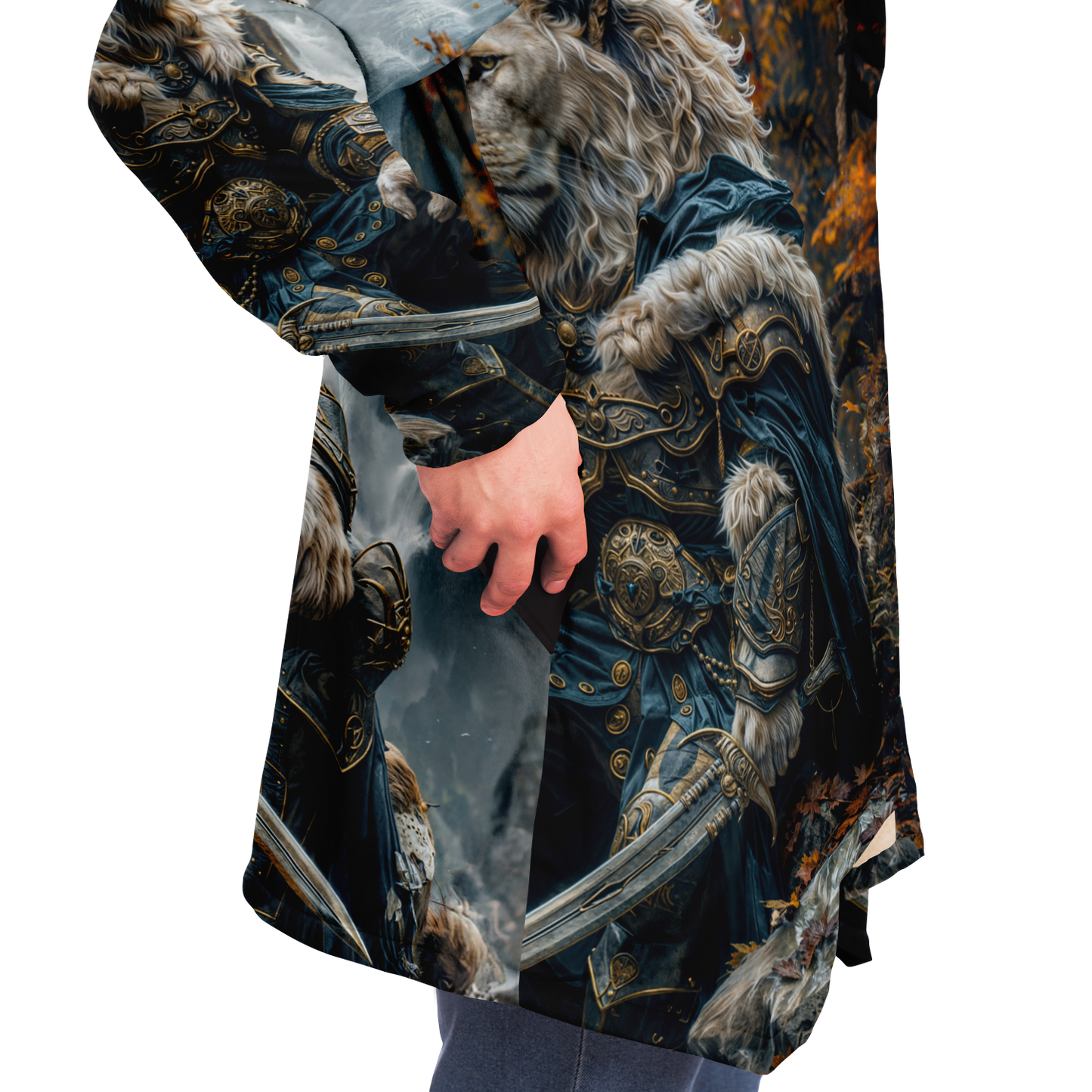 Lionhearts Mourning Microfleece Cloak