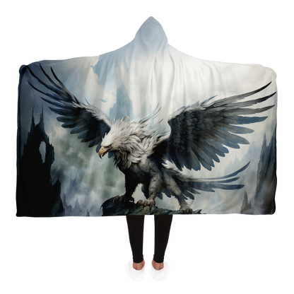 Glacier Guardian Griffon Hooded Blanket