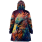 Rainbow Winged Falcon Microfleece Cloak