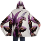 Zephyrion The Violet Winged Draconian Microfleece Cloak