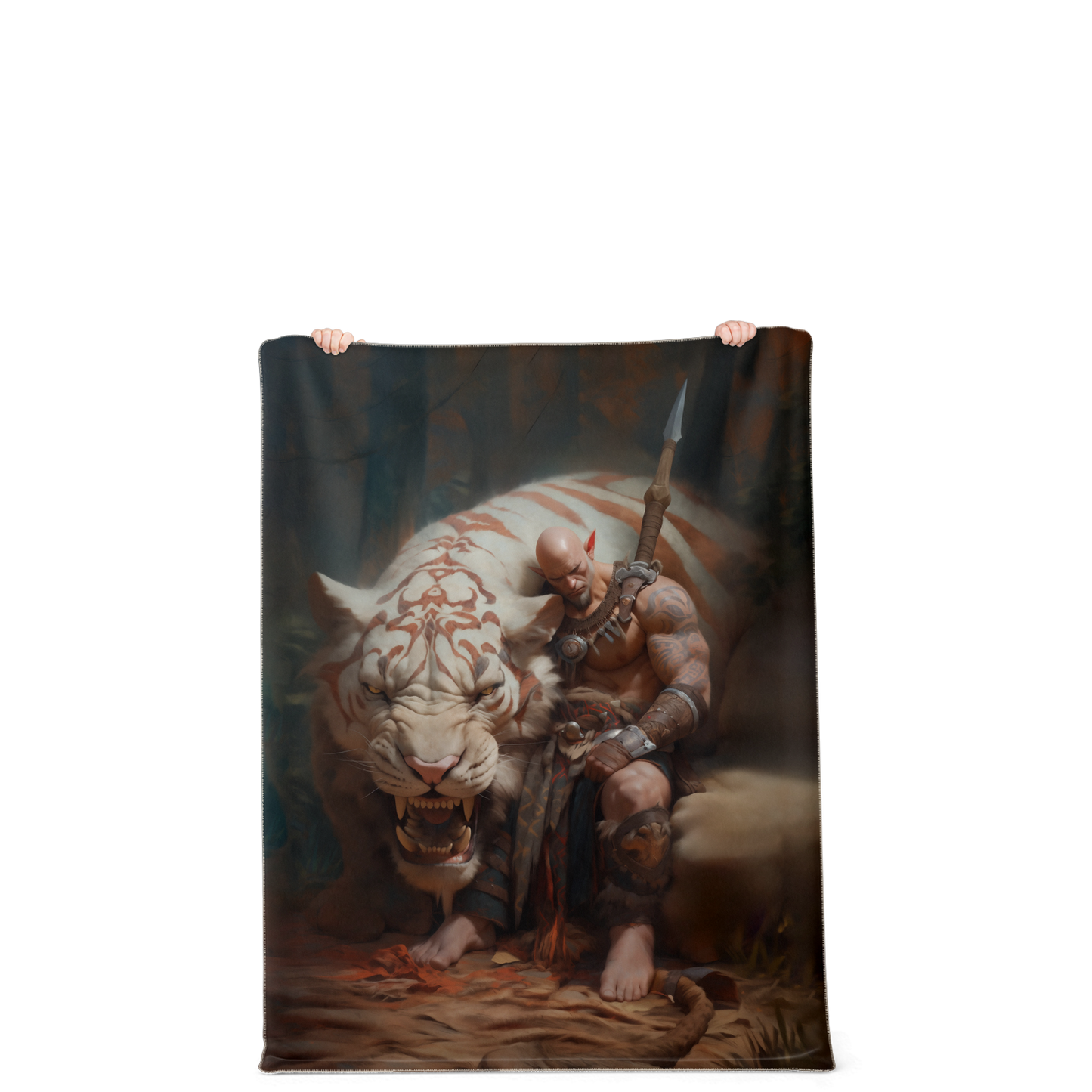 Tiger Scout Premium Microfleece Blanket