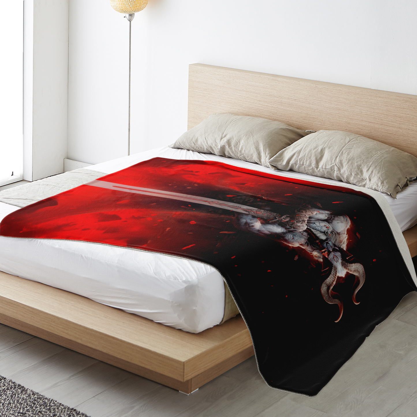 Premium Hellforge Minotaur Microfleece Blanket