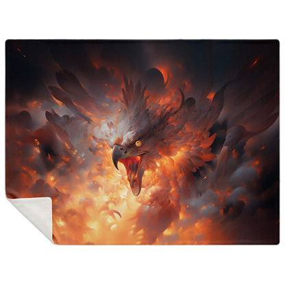 Phoenix Fury Premium Microfleece Blanket