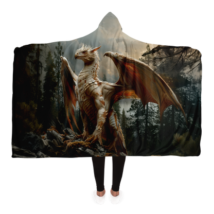 Forest Drake Hooded Blanket