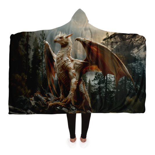 Forest Drake Hooded Blanket