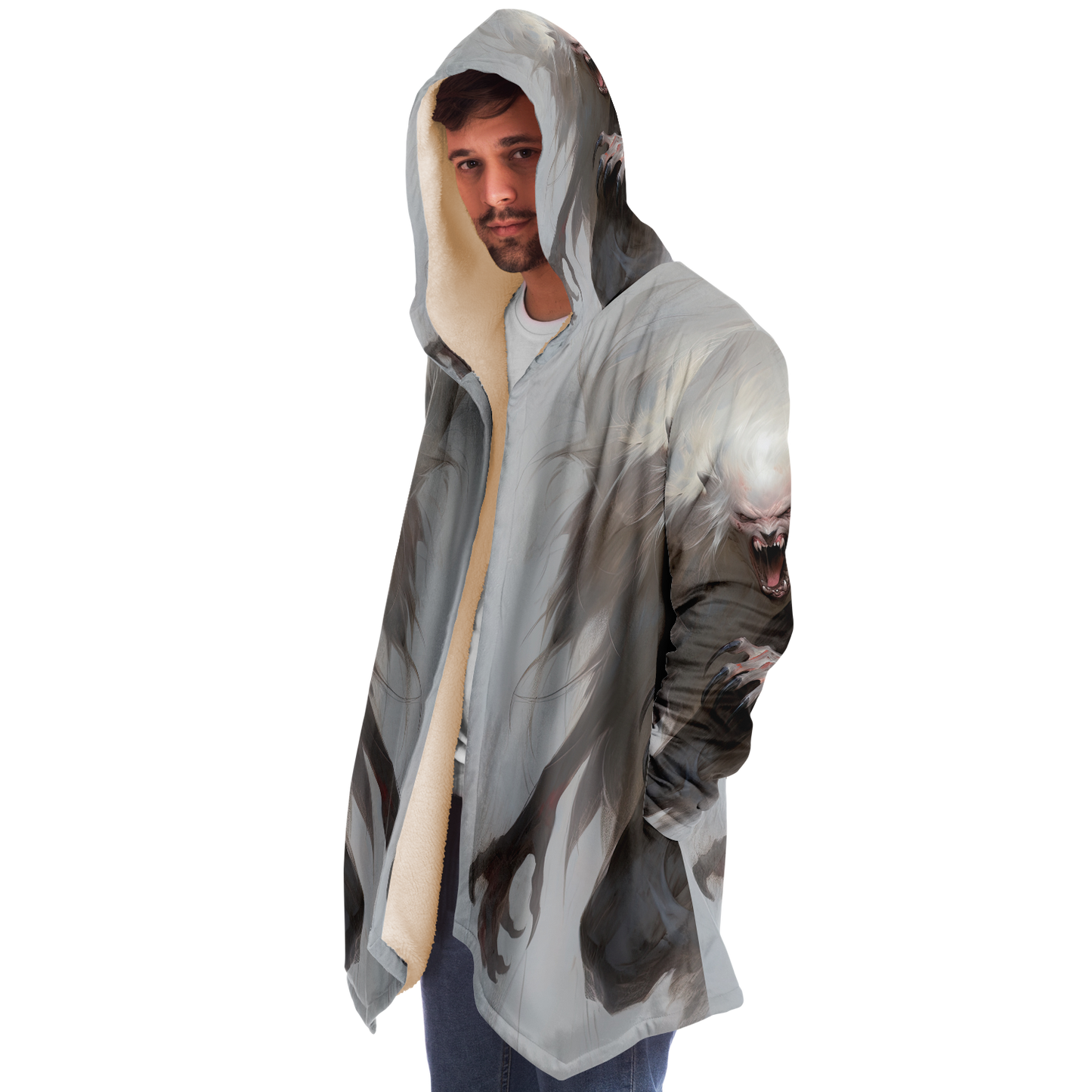 Frostbite Werewolf Microfleece Cloak