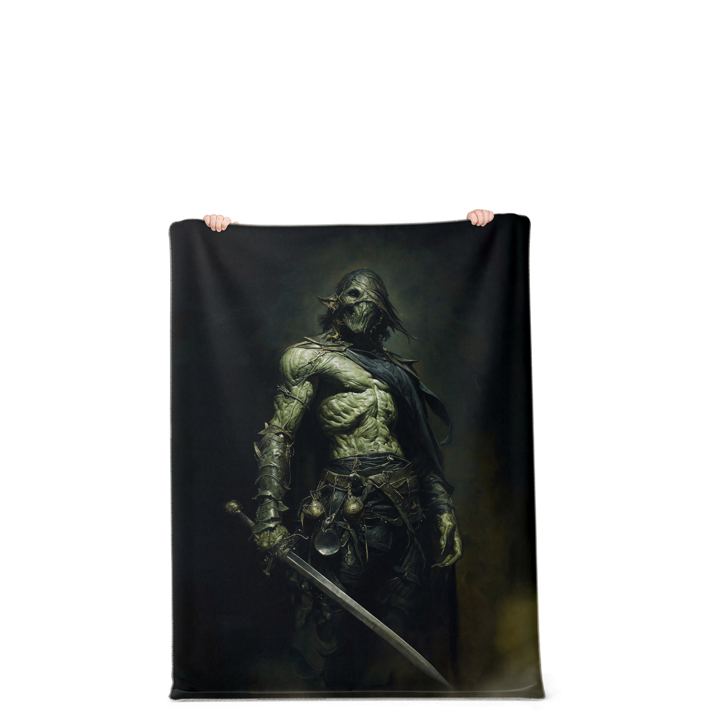 Dark Elf (The Damned) Premium Microfleece Blanket