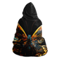 Liquid Butterfly Hooded Blanket