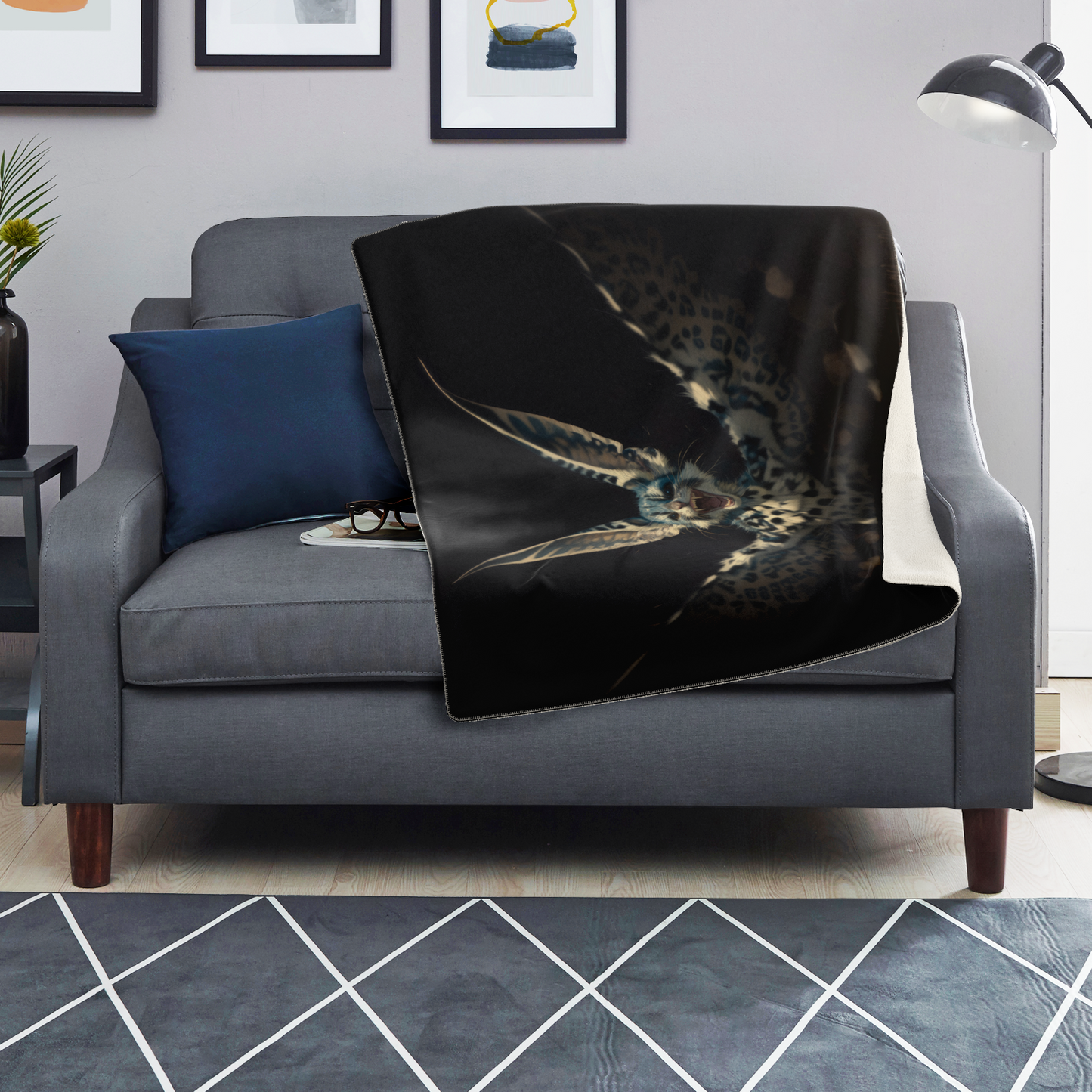 Nightshades Fury Premium Microfleece Blanket