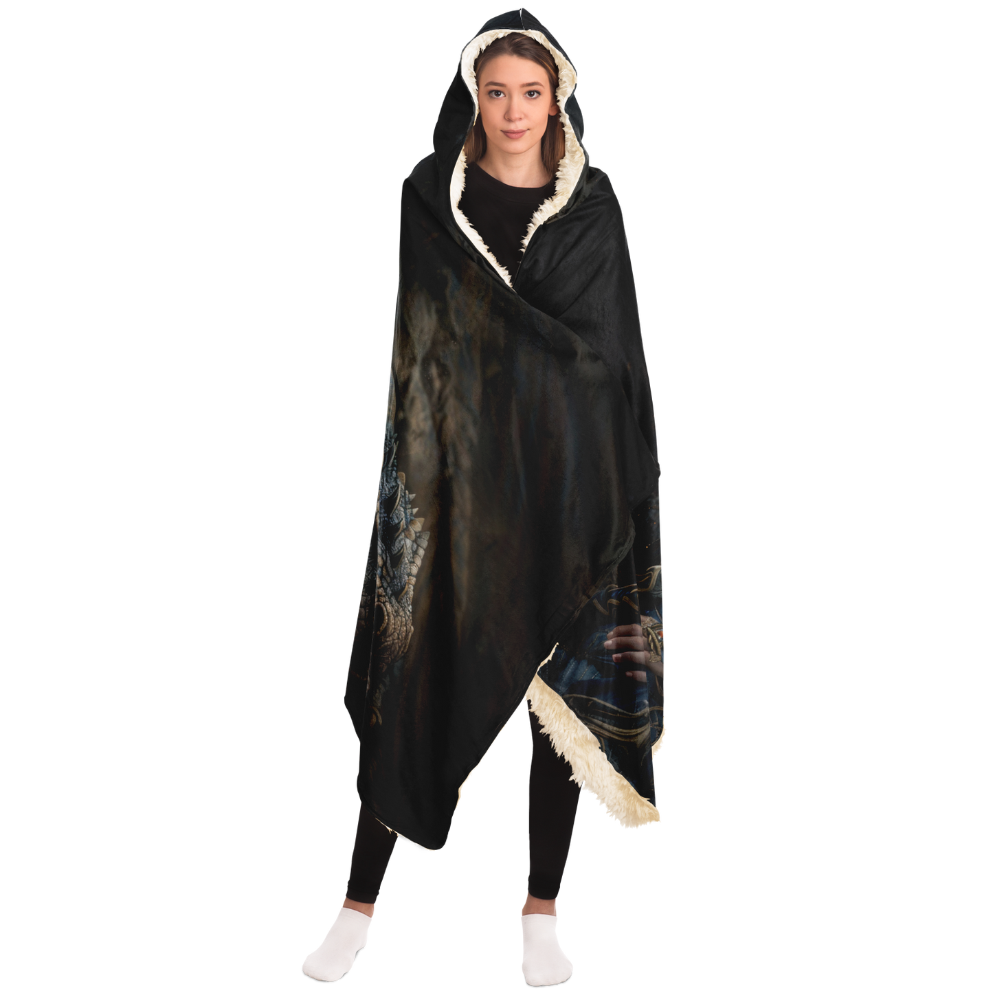 Queen's Legion Sky Knight Hooded Blanket