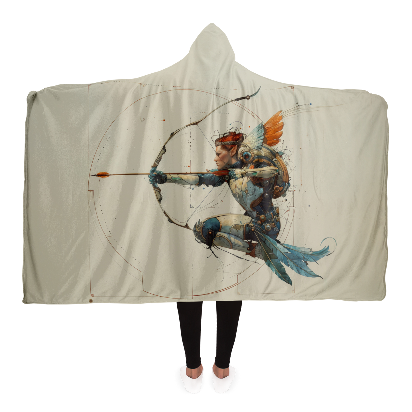 Skyborne Archer Hooded Blanket