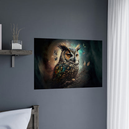 "Forest Spirit Owl" Poster - Print