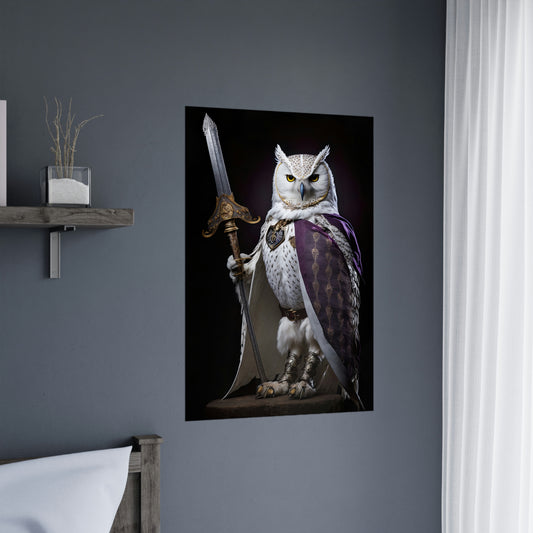 "Owl Royal Gaurd" Poster - Print