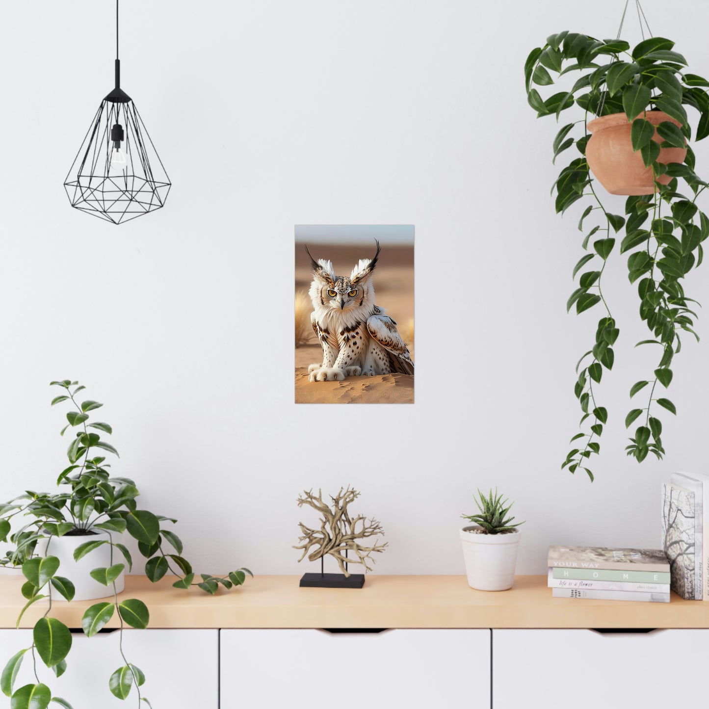 "Lynx Owl" Poster - Print