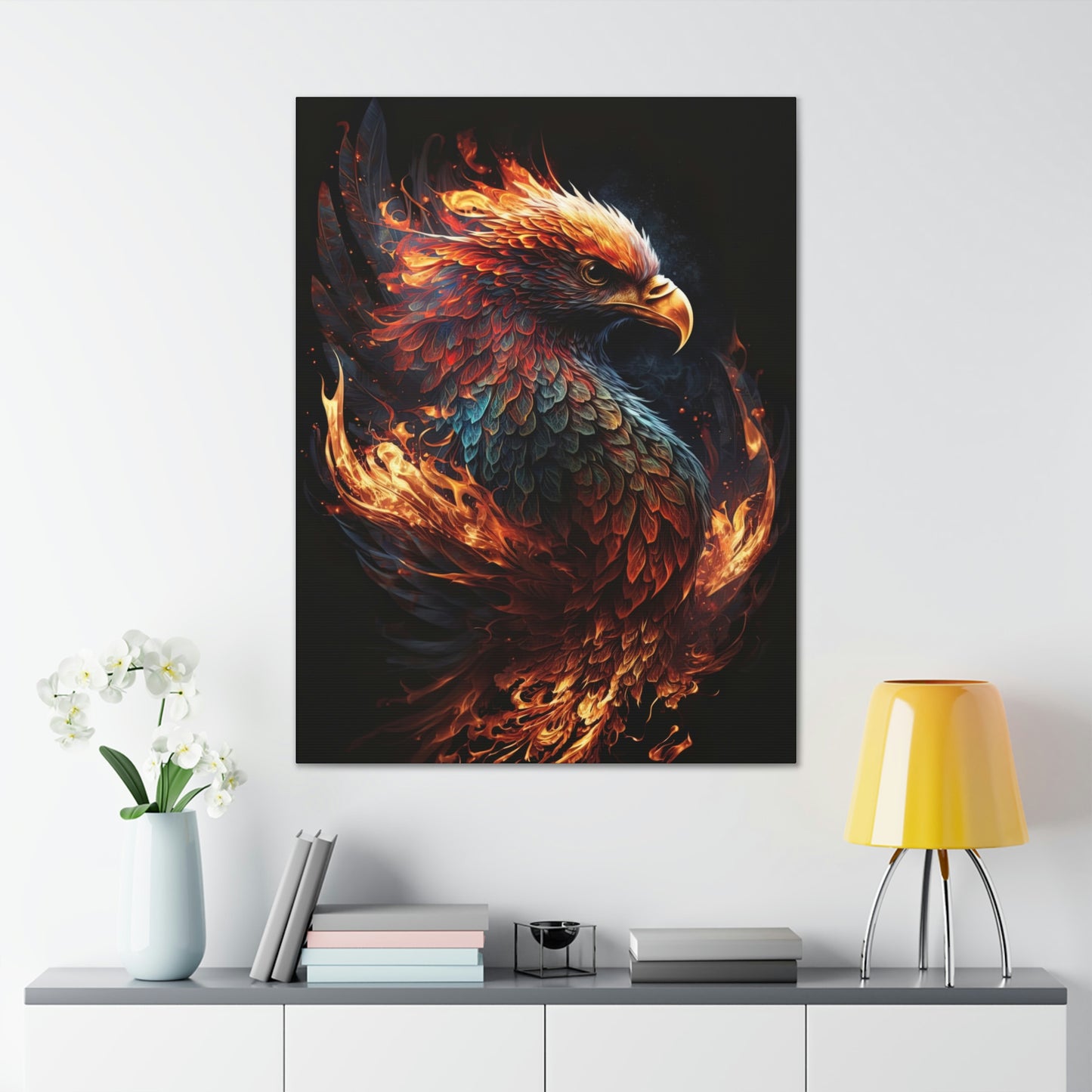 "Phoenix Flare" Canvas Stretched, 0.75" - Print