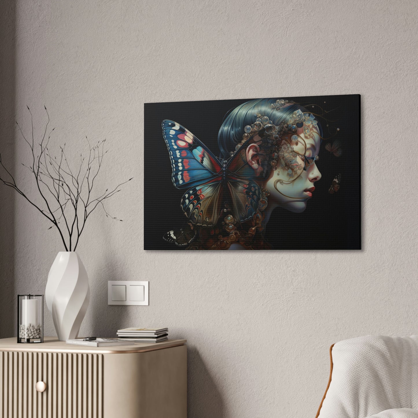 "Butterfly Dreams" Canvas Stretched, 0.75" - Print