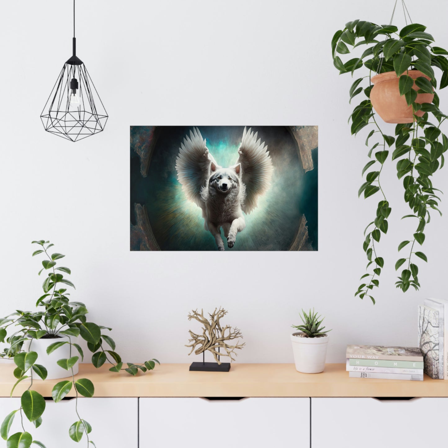 "Angel Dog" Poster - Print